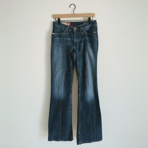Y2K Guess, Flared, Low Rise Size: 30, Retro, Festival, Boho, Rock